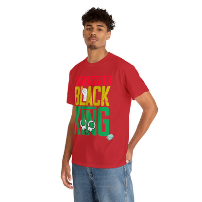 DCAL Juneteenth "Black King" Unisex Heavy Cotton Tee