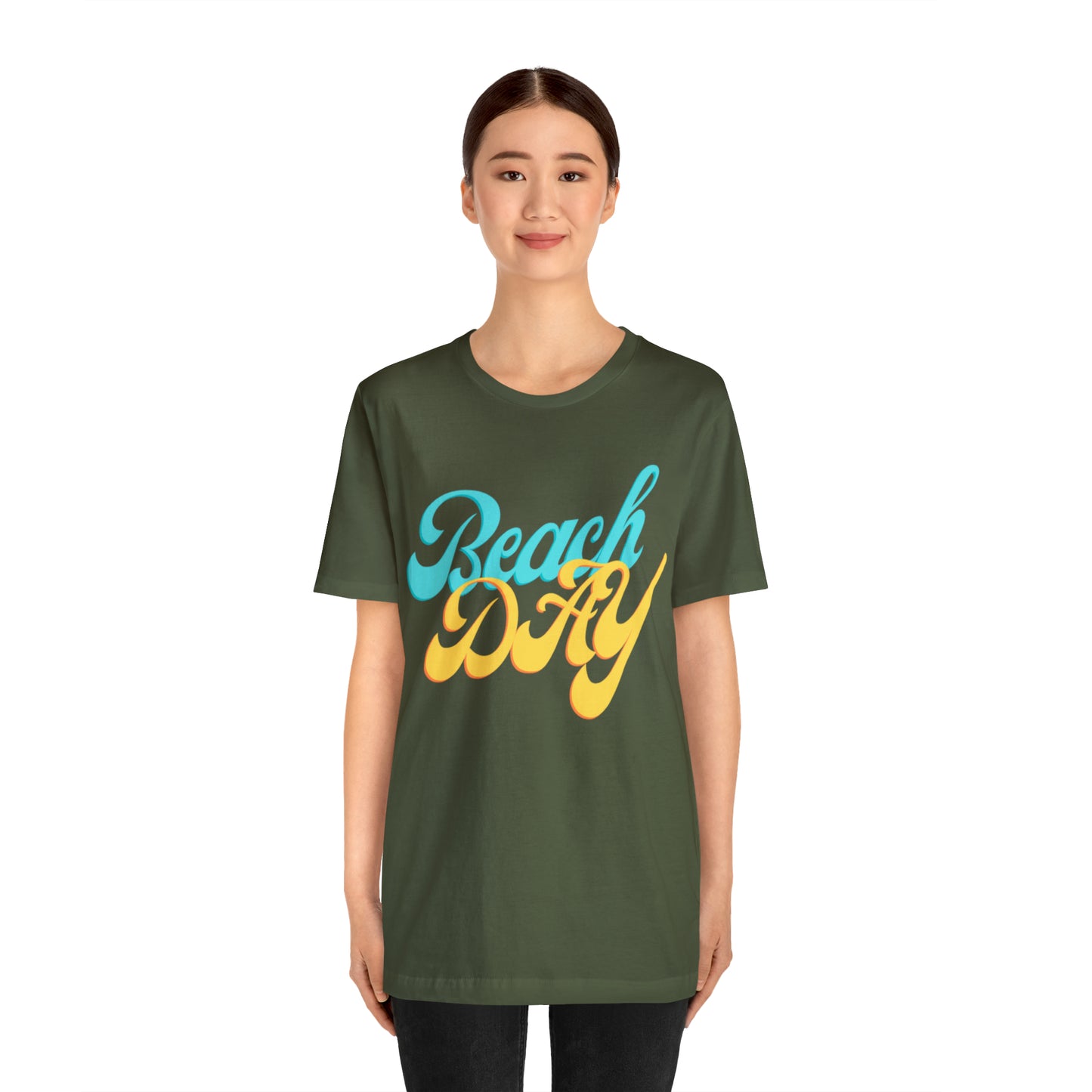 DCAL Beach Collection "Beach Day" Unisex Jersey Short Sleeve Tee