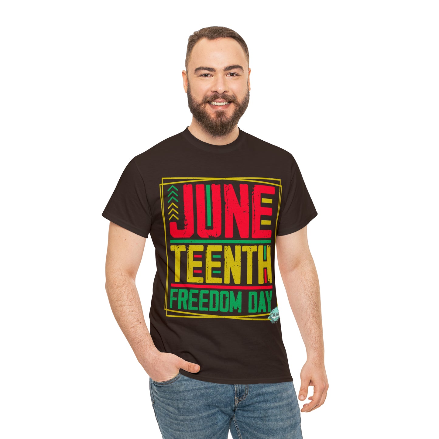 DCAL Juneteenth "Freedom Day" Unisex Heavy Cotton Tee