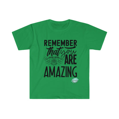 DCAL Strength In Stiches "Remember you are Amazing" Unisex Softstyle T-Shirt