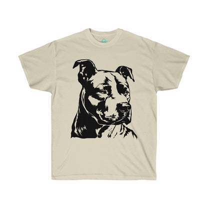 DCAL Pitbull Passion "Pitbull Silhouette" Unisex Ultra Cotton Tee