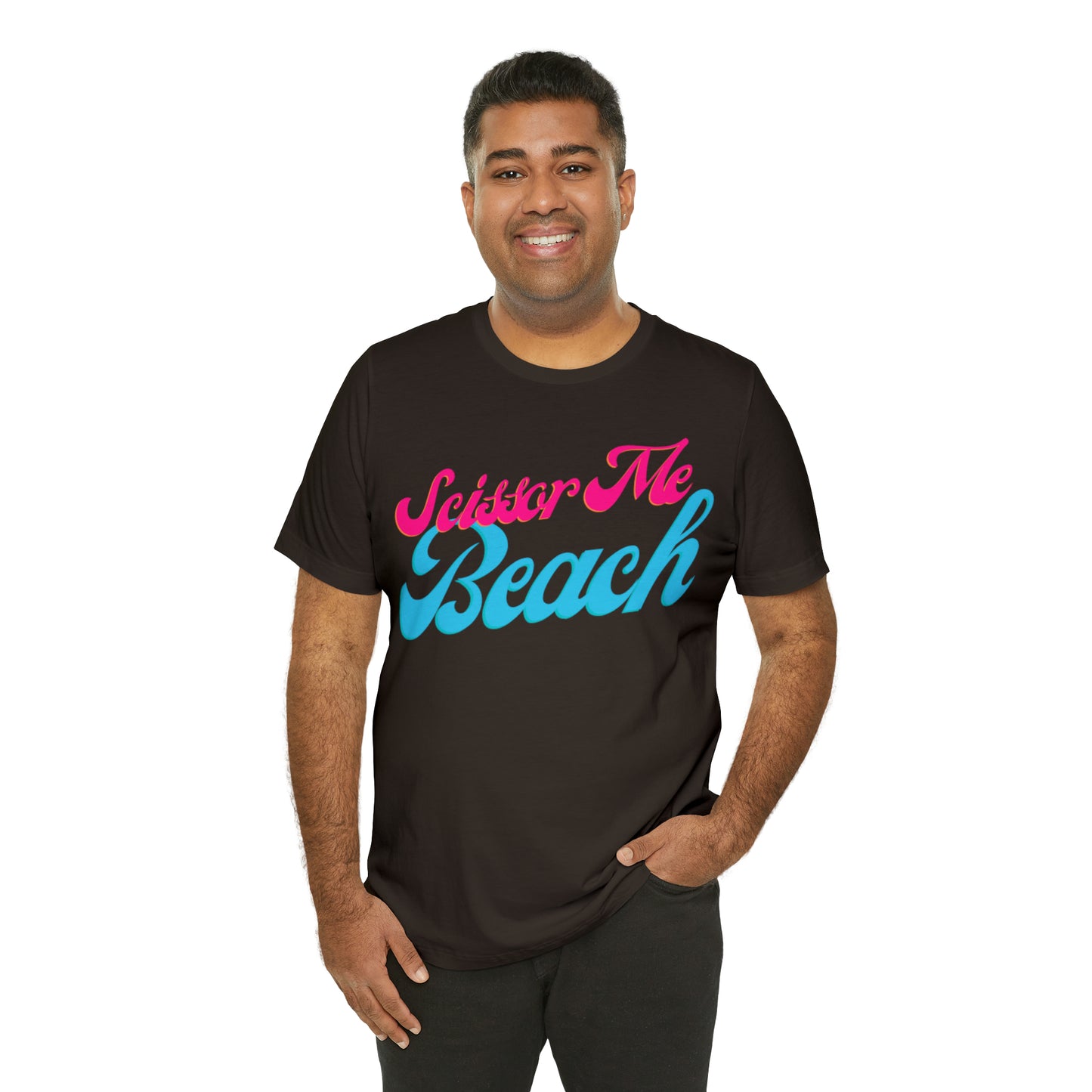 DCAL Beach Collection "Scissor Me Beach" Unisex Jersey Short Sleeve Tee