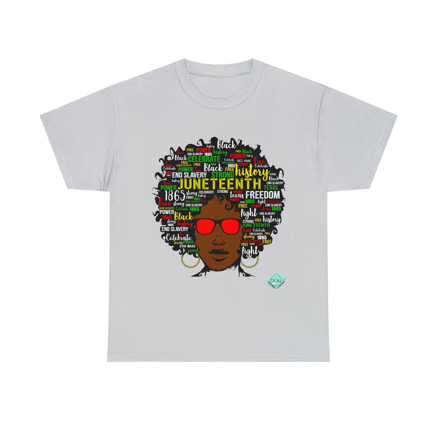 DCAL Juneteenth "Natural" Unisex Heavy Cotton Tee