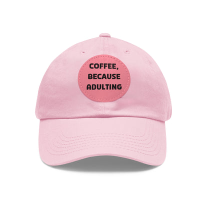 DCAL Brown Collection Accessories "Coffee" Hat with Leather Patch (Round)