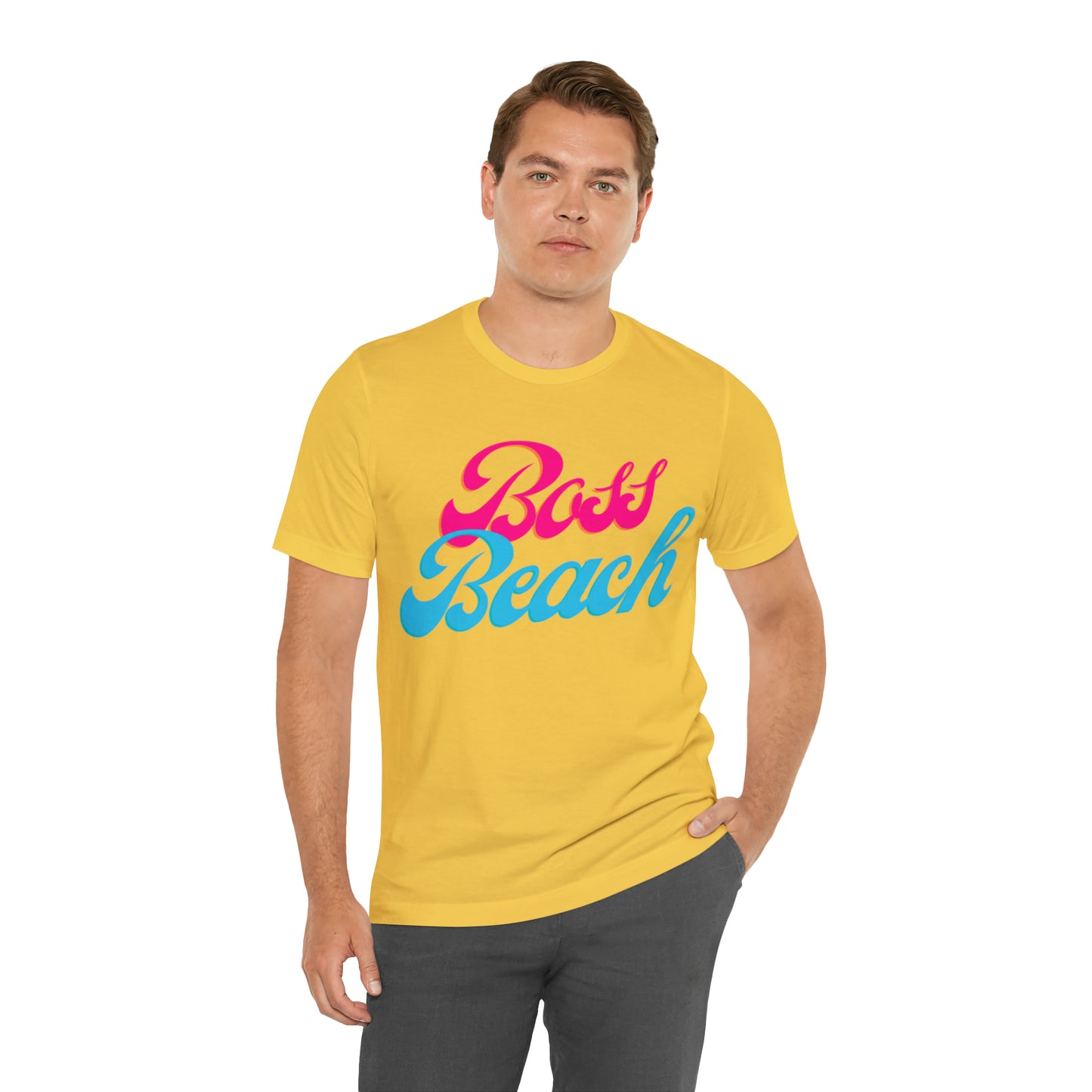 DCAL Beach Collection "Boss Beach" Unisex Jersey Short Sleeve Tee