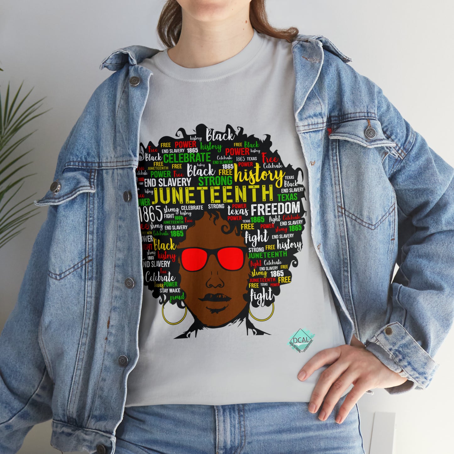 DCAL Juneteenth "Natural" Unisex Heavy Cotton Tee