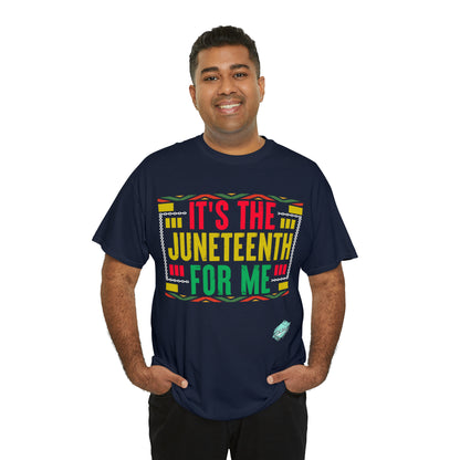 DCAL Juneteenth Its The Juneteenth" Unisex Heavy Cotton Tee