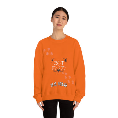 DCAL Meow Collection "Cat Mom" Unisex Heavy Blend™ Crewneck Sweatshirt