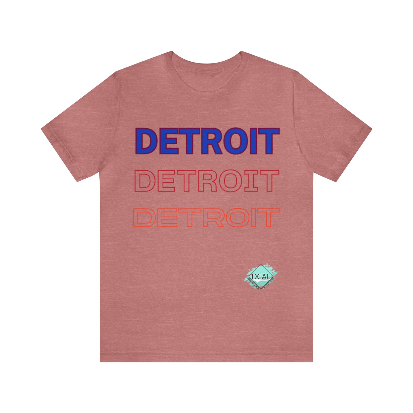 DCAL Downtown Diaries "Detroit" Unisex Jersey Short Sleeve Tee