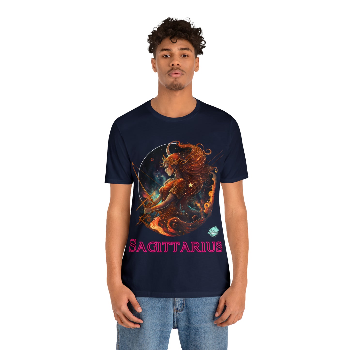 DCAL Zodiac Collection "Sagittarius" Unisex Jersey Short Sleeve Tee