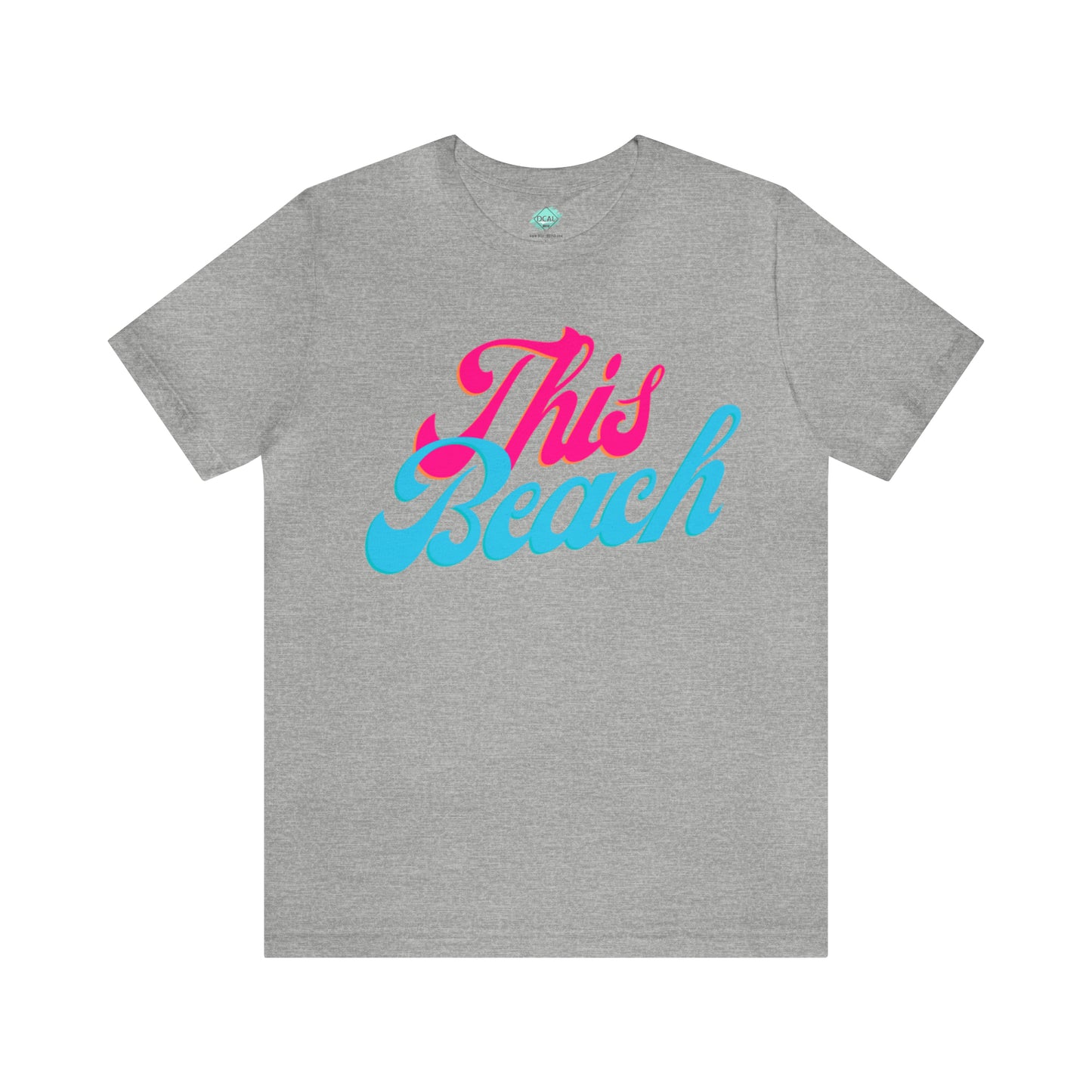 DCAL Beach Collection "This Beach" Unisex Jersey Short Sleeve Tee