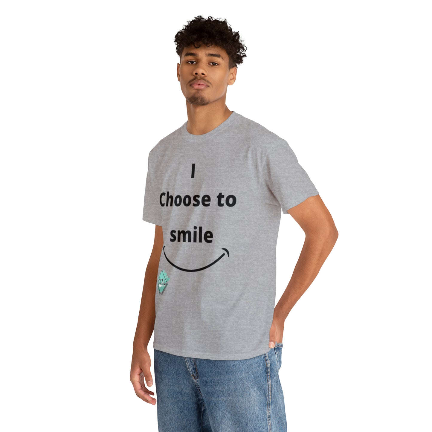 DCAL Graphic Tees "I Choose To Smile" Unisex Heavy Cotton Tee