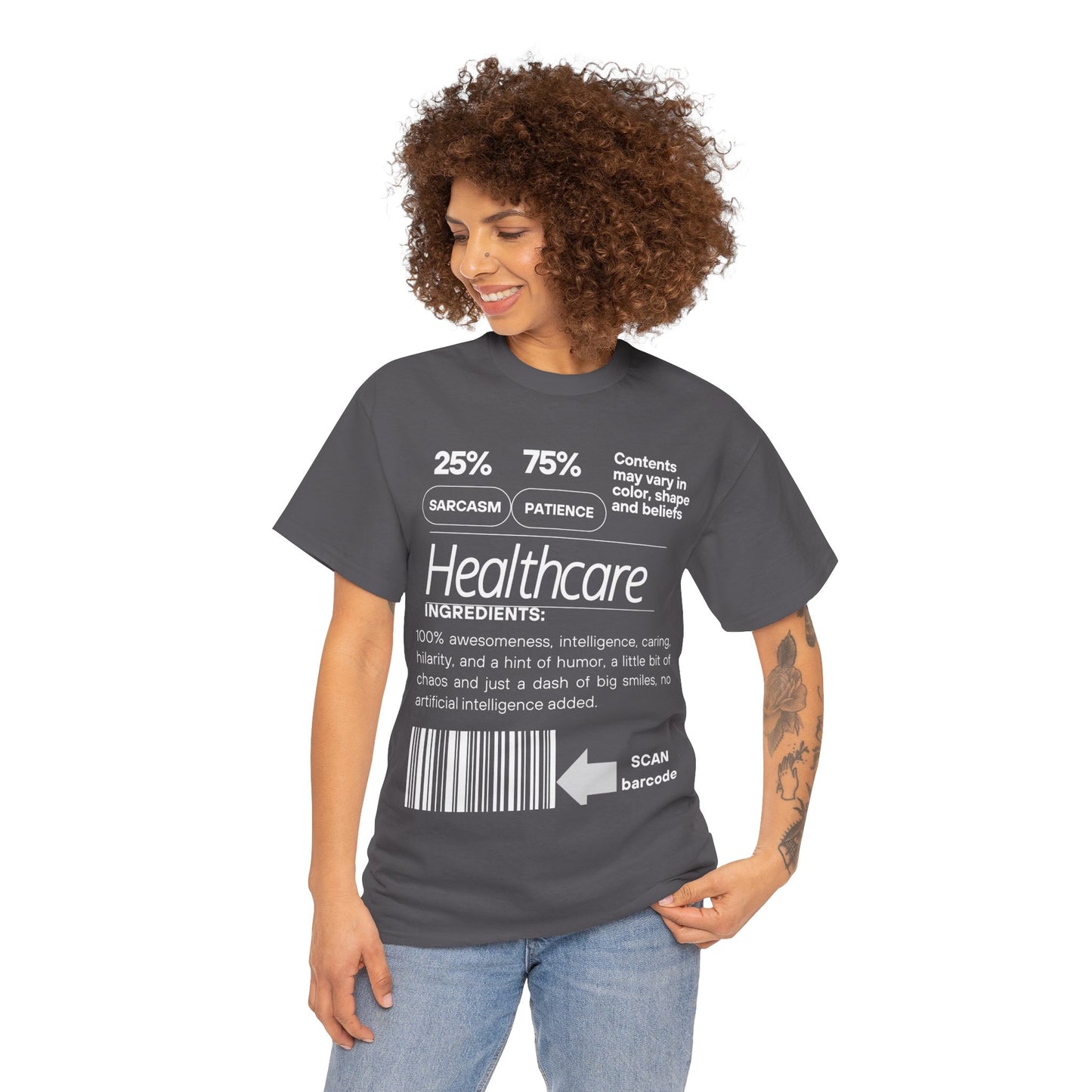 DCAL Healthcare humor Unisex Heavy Cotton Tee