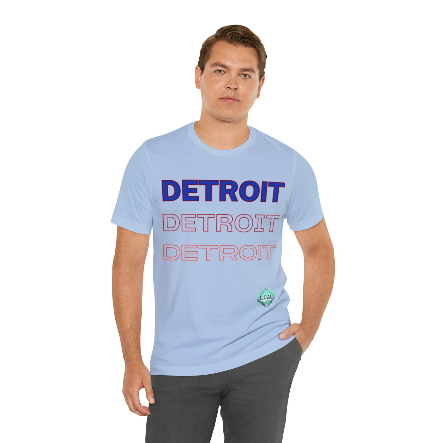 DCAL Downtown Diaries "Detroit" Unisex Jersey Short Sleeve Tee