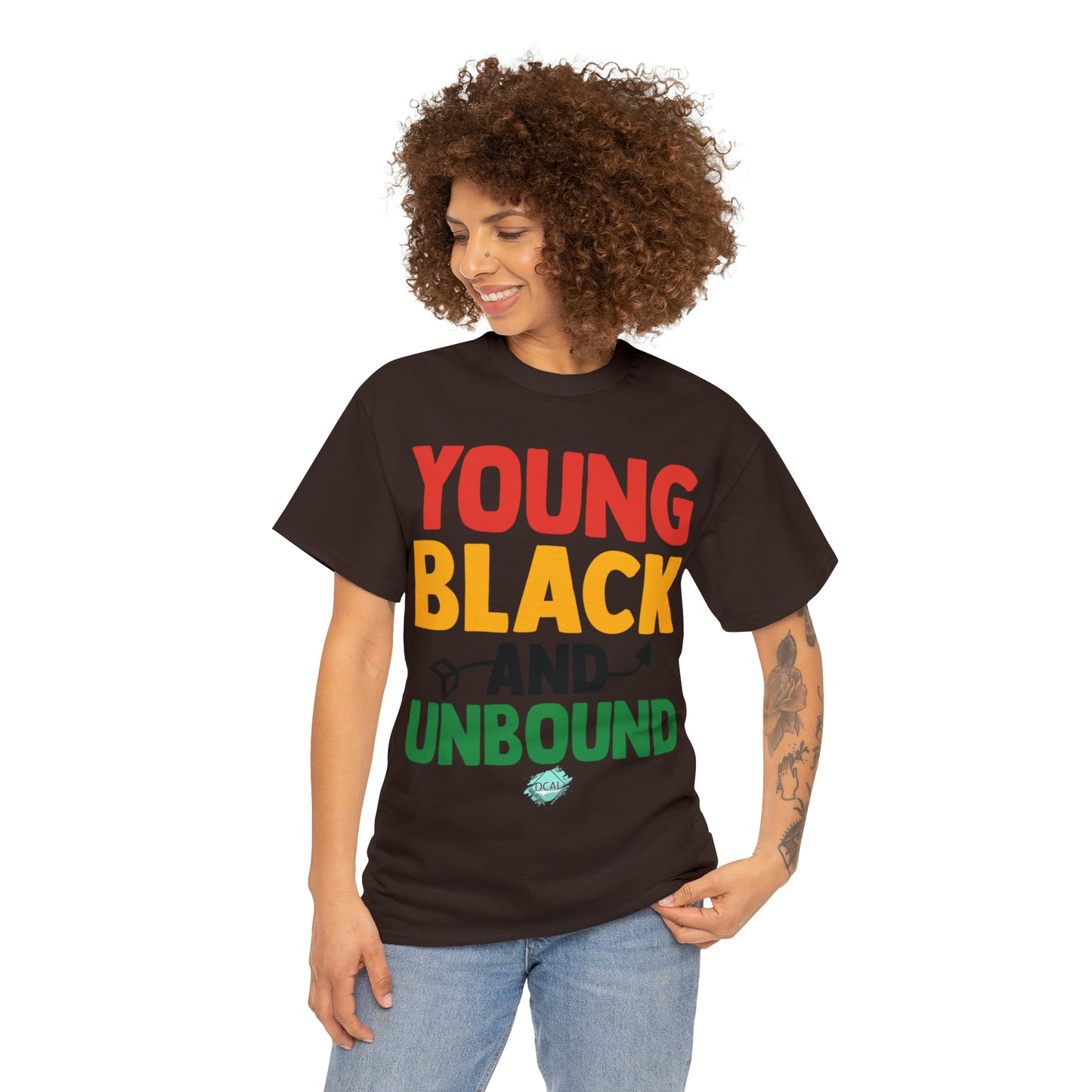 DCAL Juneteenth "Unbound' Unisex Heavy Cotton Tee