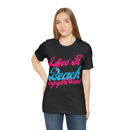 DCAL Beach Collection "Lifes a Beach Enjoy The View" Unisex Jersey Short Sleeve Tee