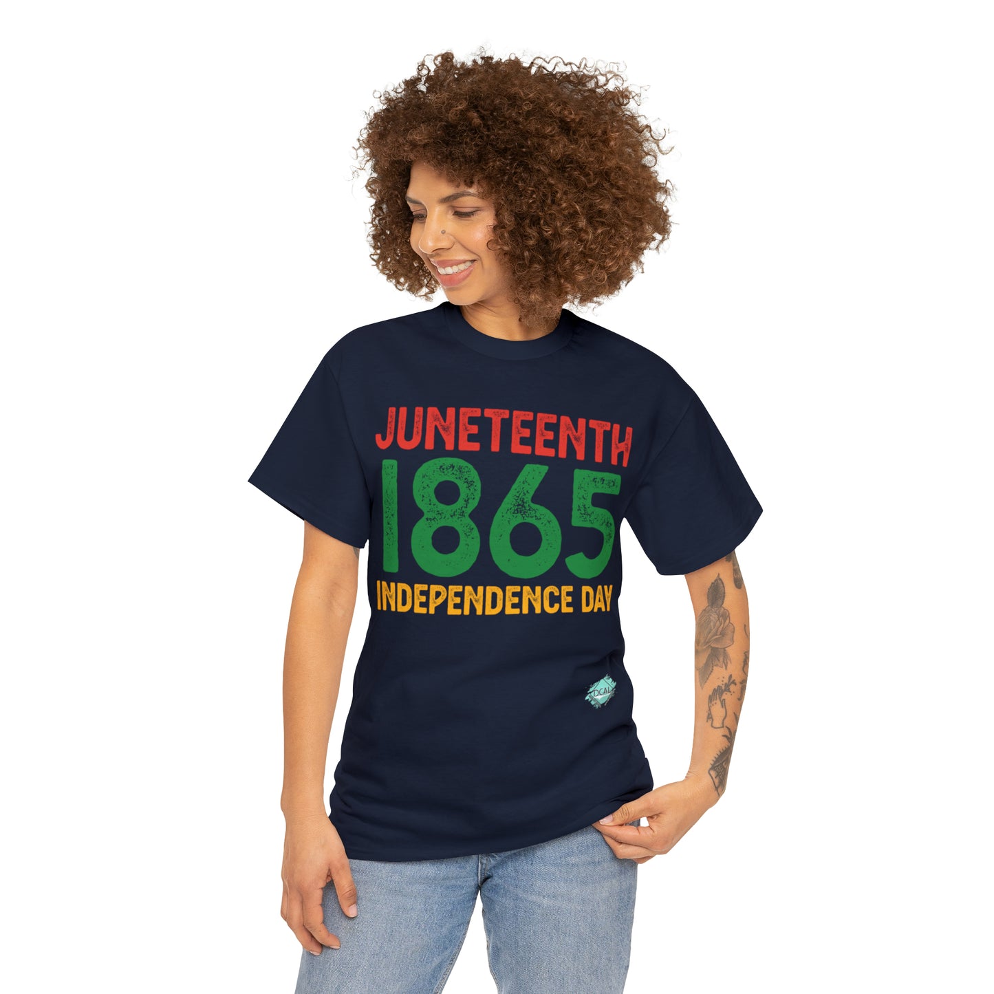 DCAL Juneteenth "1865" Unisex Heavy Cotton Tee