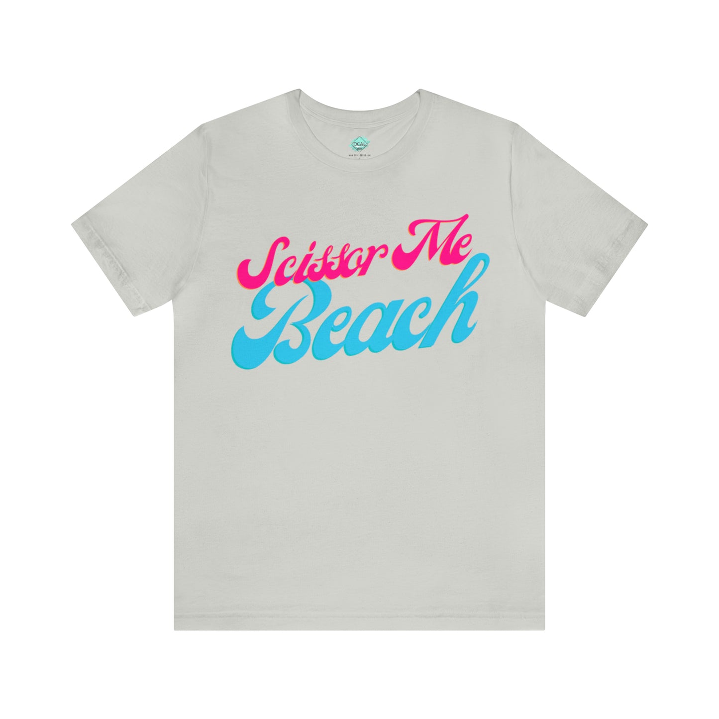 DCAL Beach Collection "Scissor Me Beach" Unisex Jersey Short Sleeve Tee