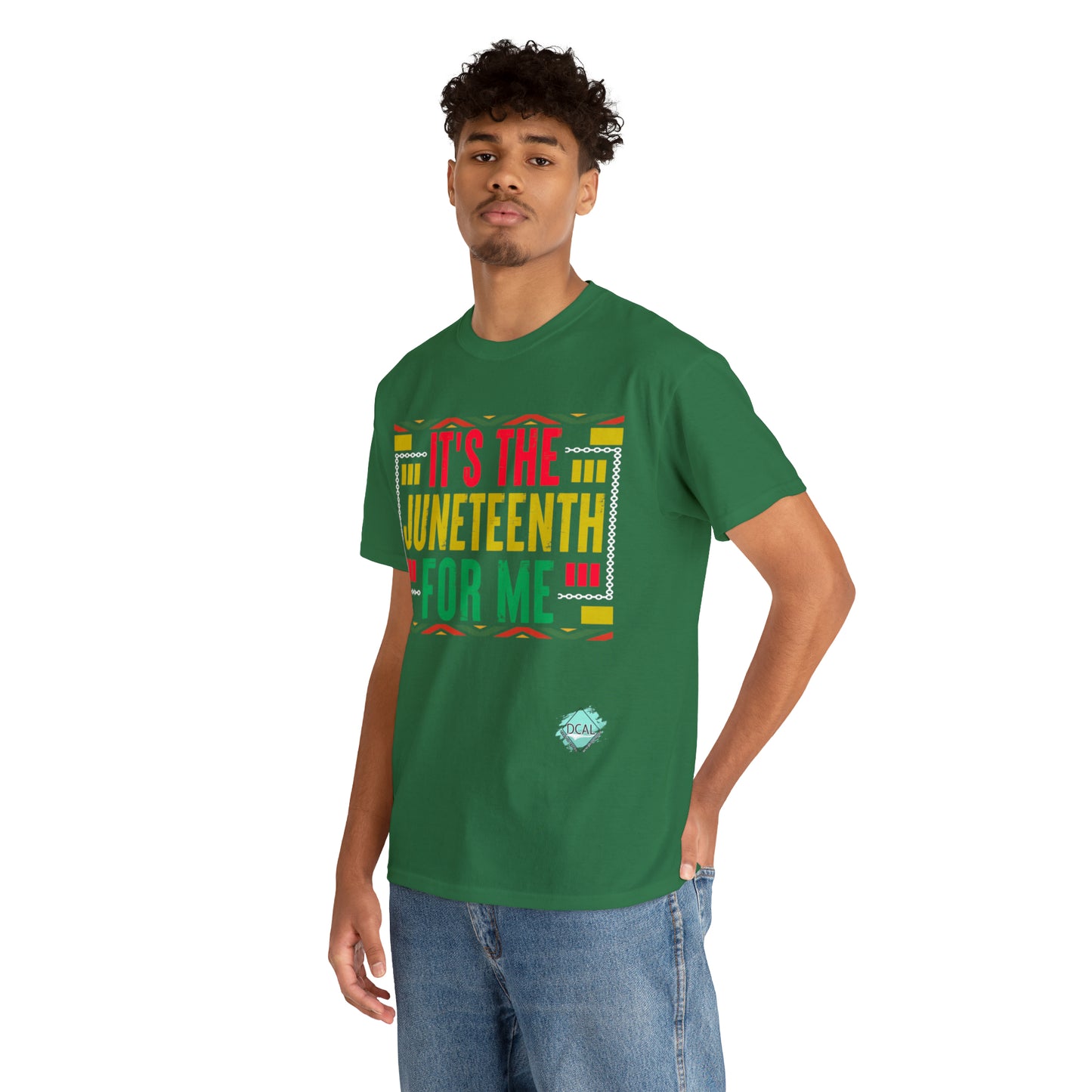 DCAL Juneteenth Its The Juneteenth" Unisex Heavy Cotton Tee