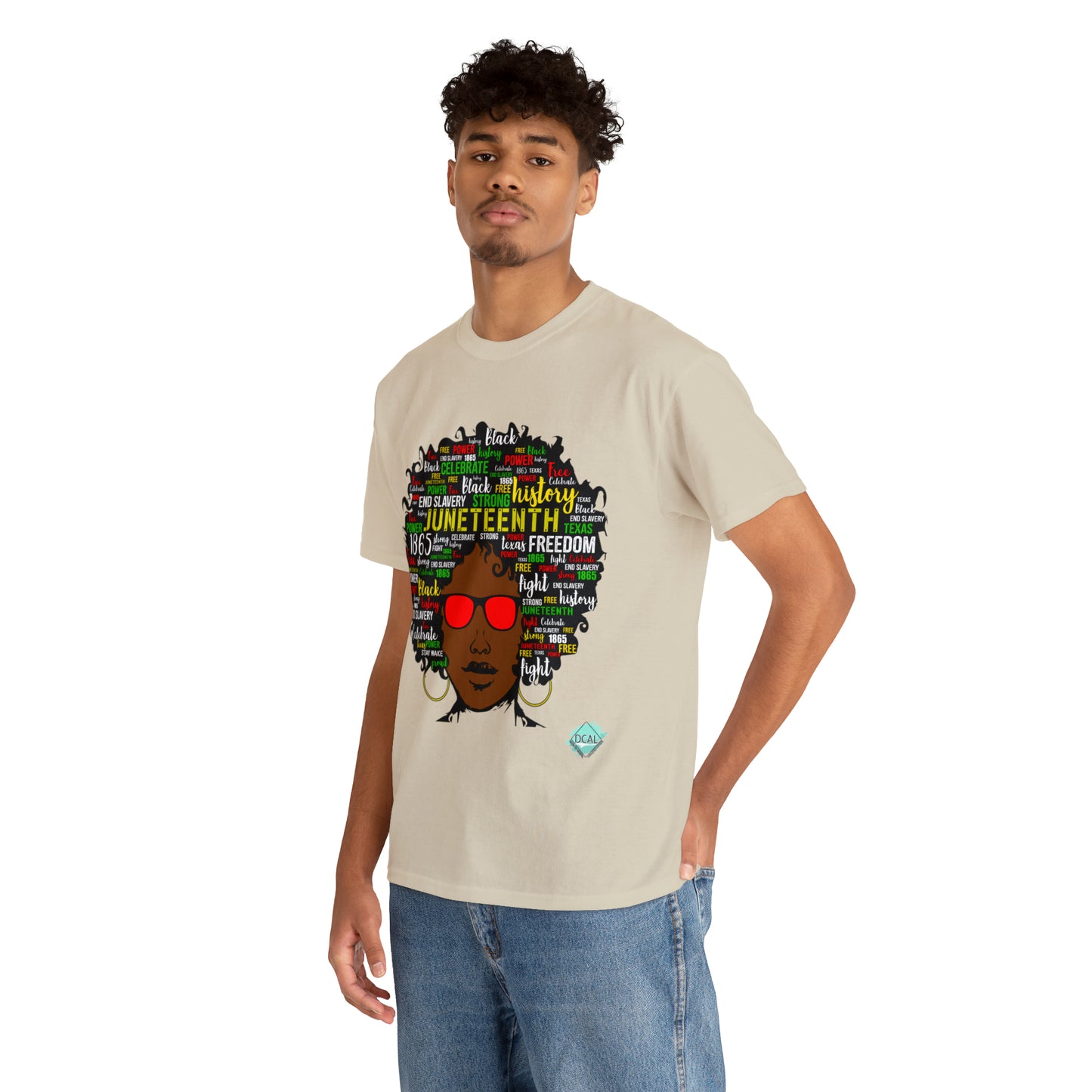 DCAL Juneteenth "Natural" Unisex Heavy Cotton Tee