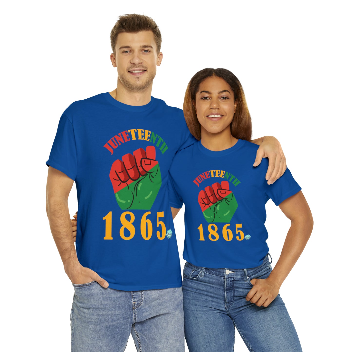 DCAL Juneteenth "1865 Fist" Unisex Heavy Cotton Tee