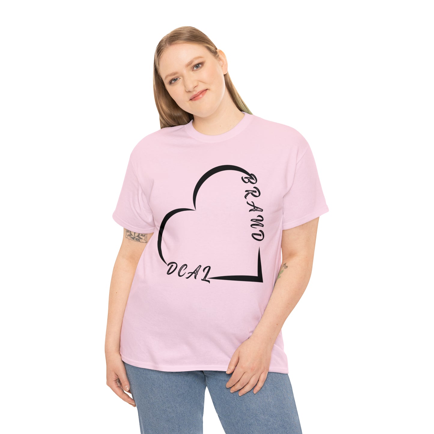 DCAL Graphic Tees "Heart" Unisex Heavy Cotton Tee