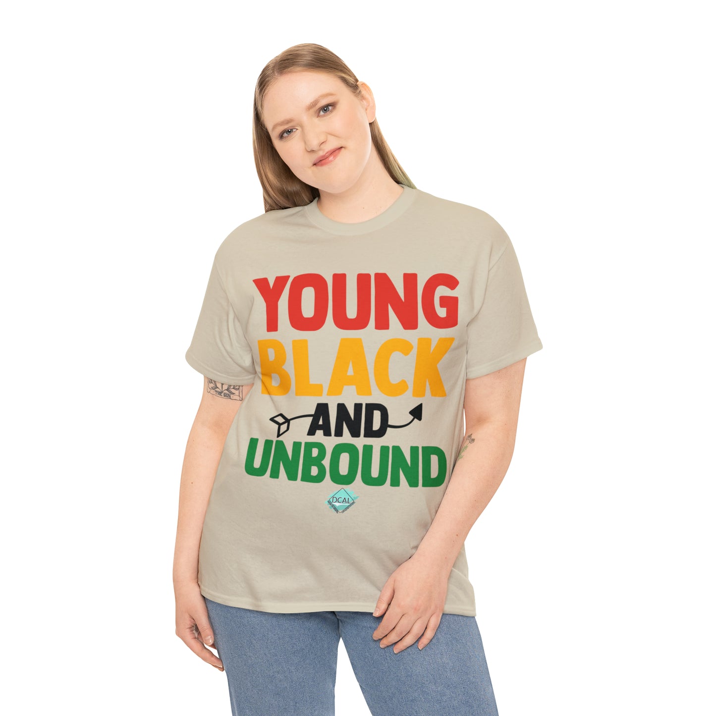 DCAL Juneteenth "Unbound' Unisex Heavy Cotton Tee