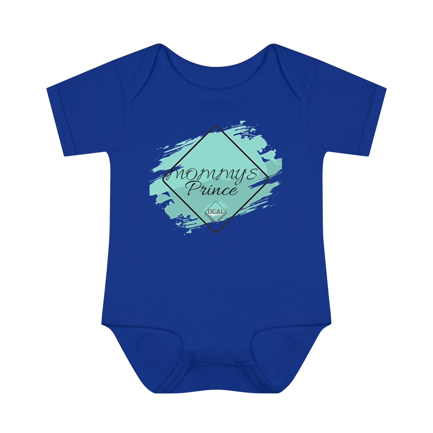 DCAL Baby Clothes "Mommy's Prince" Infant Baby Rib Bodysuit