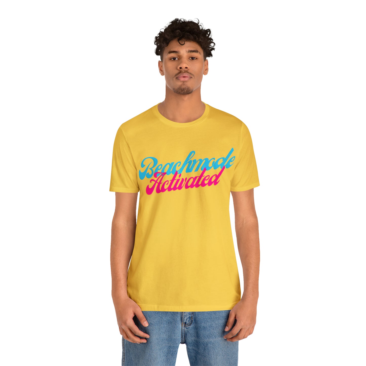 DCAL Beach Collection "Beachmode Activated" Unisex Jersey Short Sleeve Tee