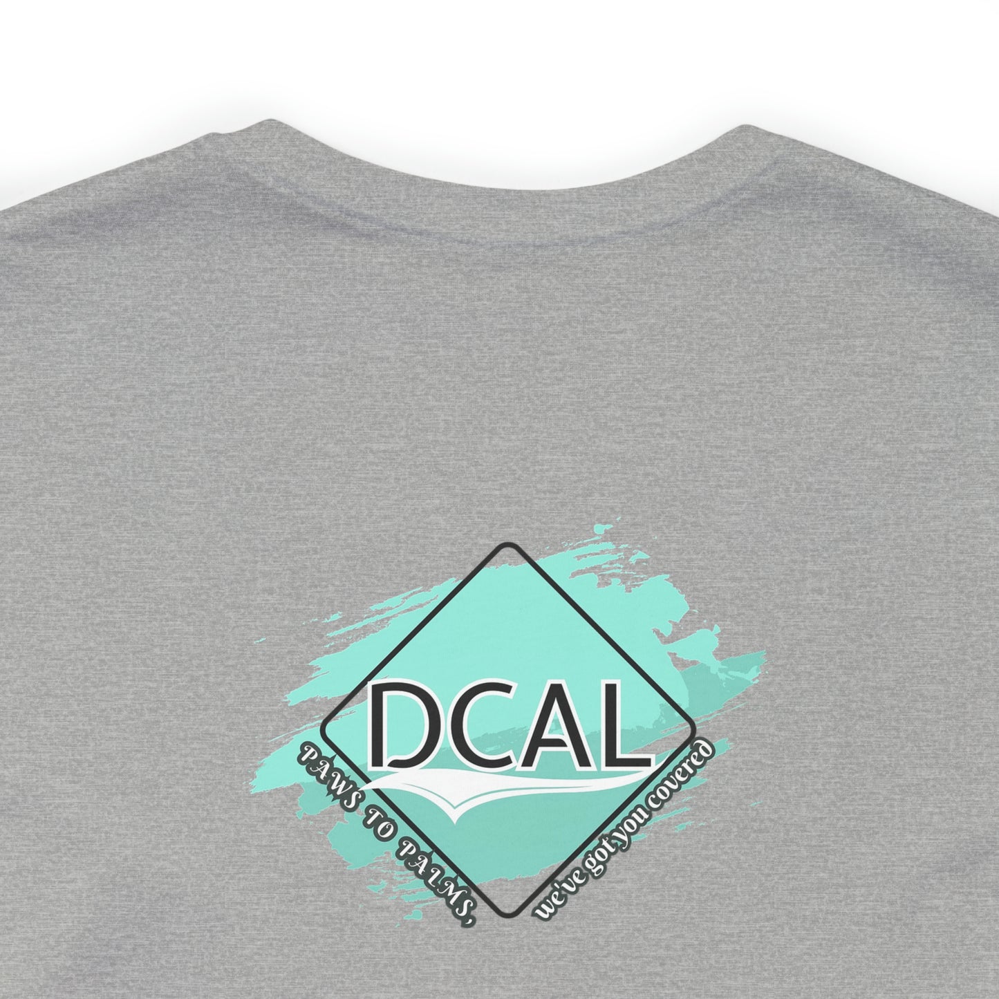 DCAL Minimalist "Paws to Palms" Unisex Jersey Short Sleeve Tee