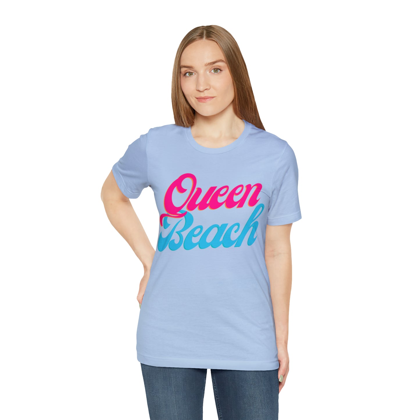 DCAL Beach Collection "Queen Beach" Unisex Jersey Short Sleeve Tee