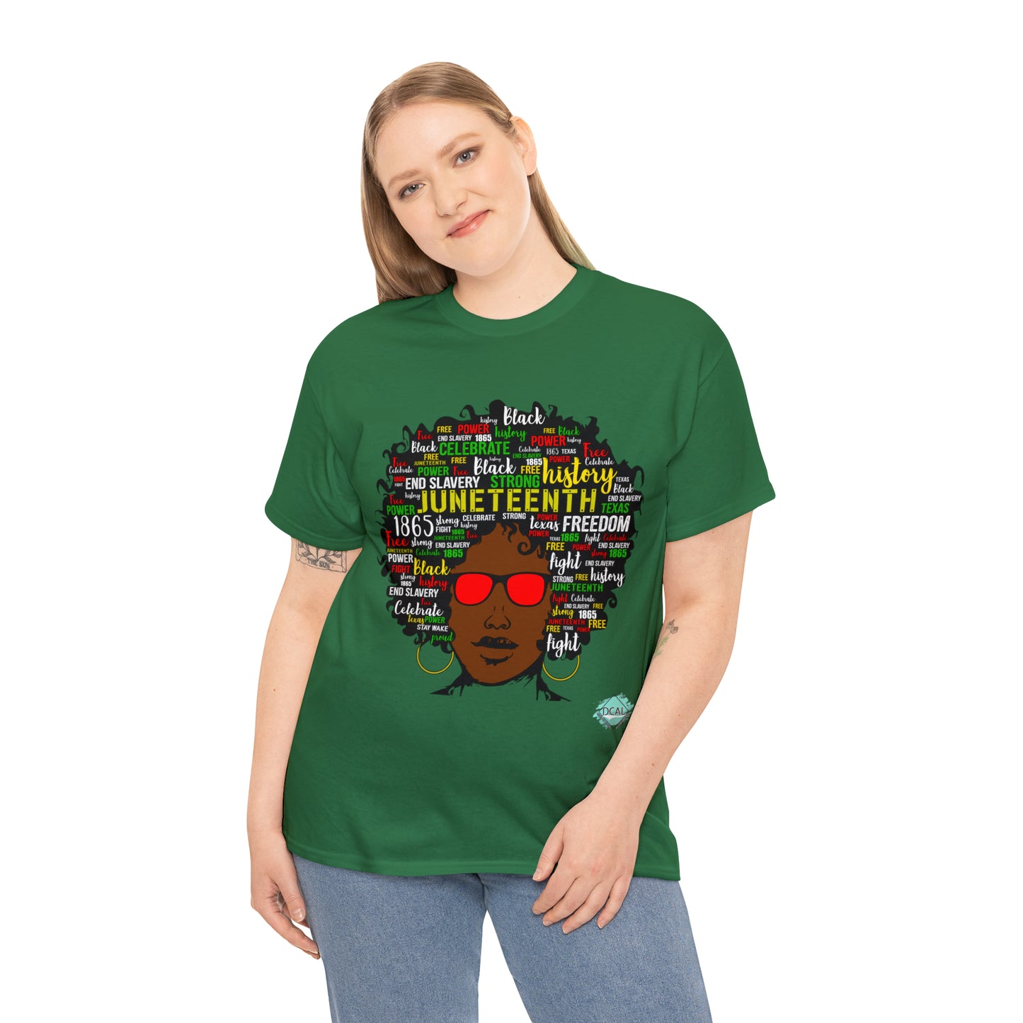 DCAL Juneteenth "Natural" Unisex Heavy Cotton Tee