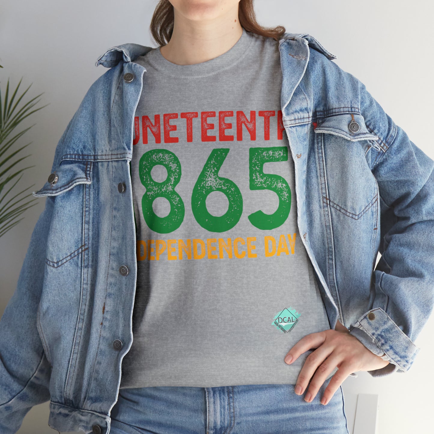 DCAL Juneteenth "1865" Unisex Heavy Cotton Tee