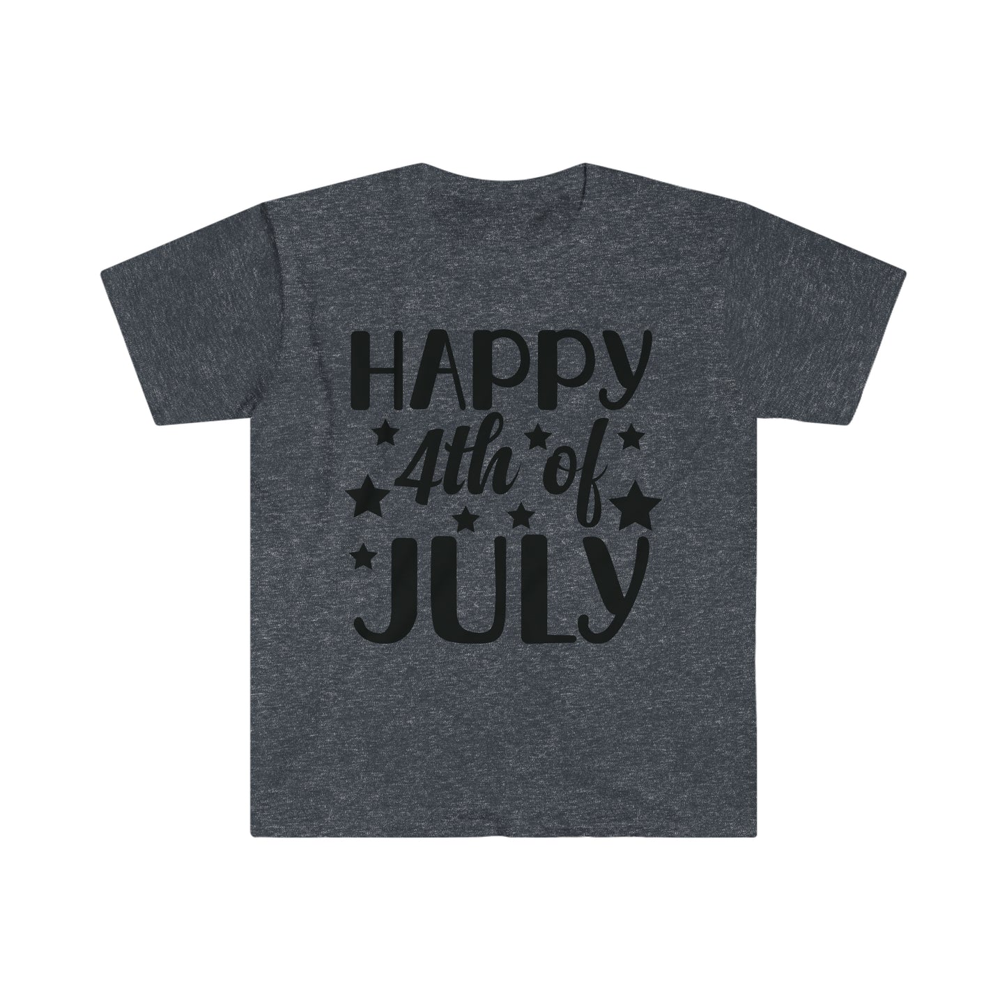 DCAL 4th of July "Happy 4th" Unisex Softstyle T-Shirt