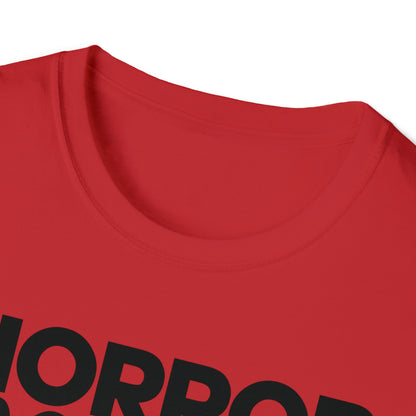 DCAL Graphic Tee Halloween "Horror Movies and Chill" Unisex Softstyle T-Shirt