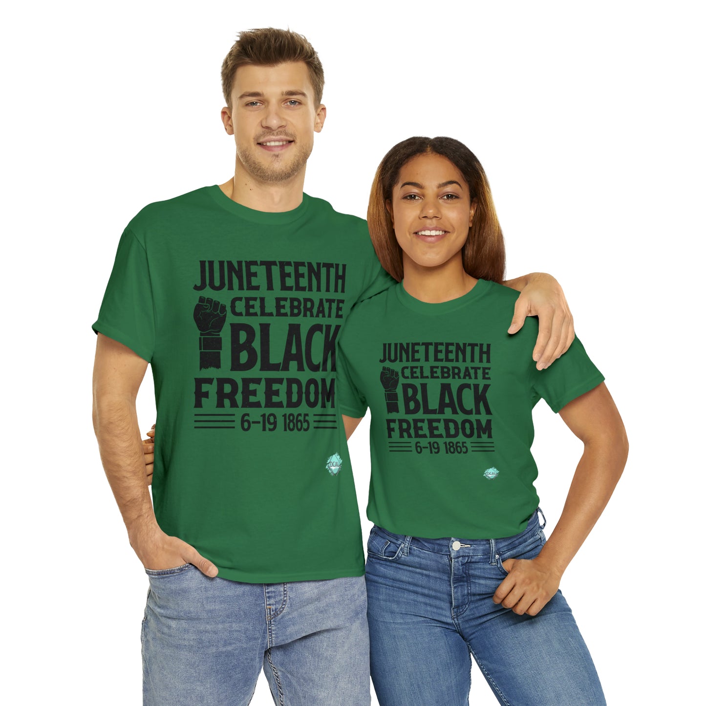 DCAL Juneteenth "Celebrate Freedom" Unisex Heavy Cotton Tee