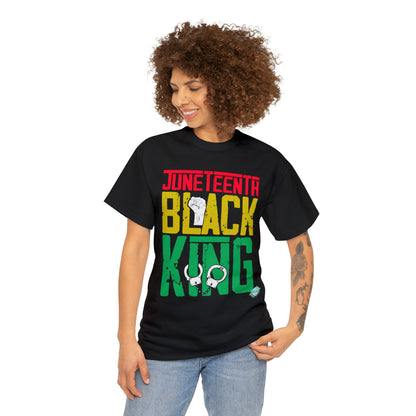 DCAL Juneteenth "Black King" Unisex Heavy Cotton Tee