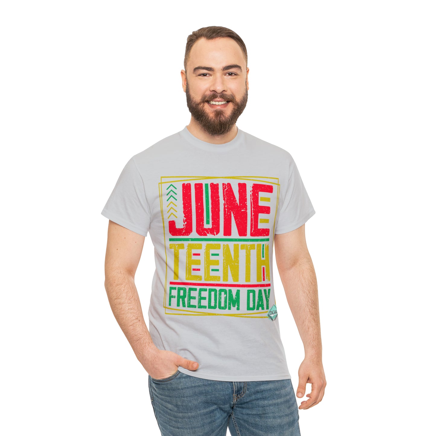 DCAL Juneteenth "Freedom Day" Unisex Heavy Cotton Tee