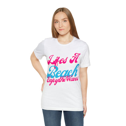 DCAL Beach Collection "Lifes a Beach Enjoy The View" Unisex Jersey Short Sleeve Tee