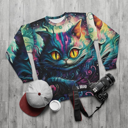 DCAL Graphic Tees "Cat" Halloween Unisex Sweatshirt