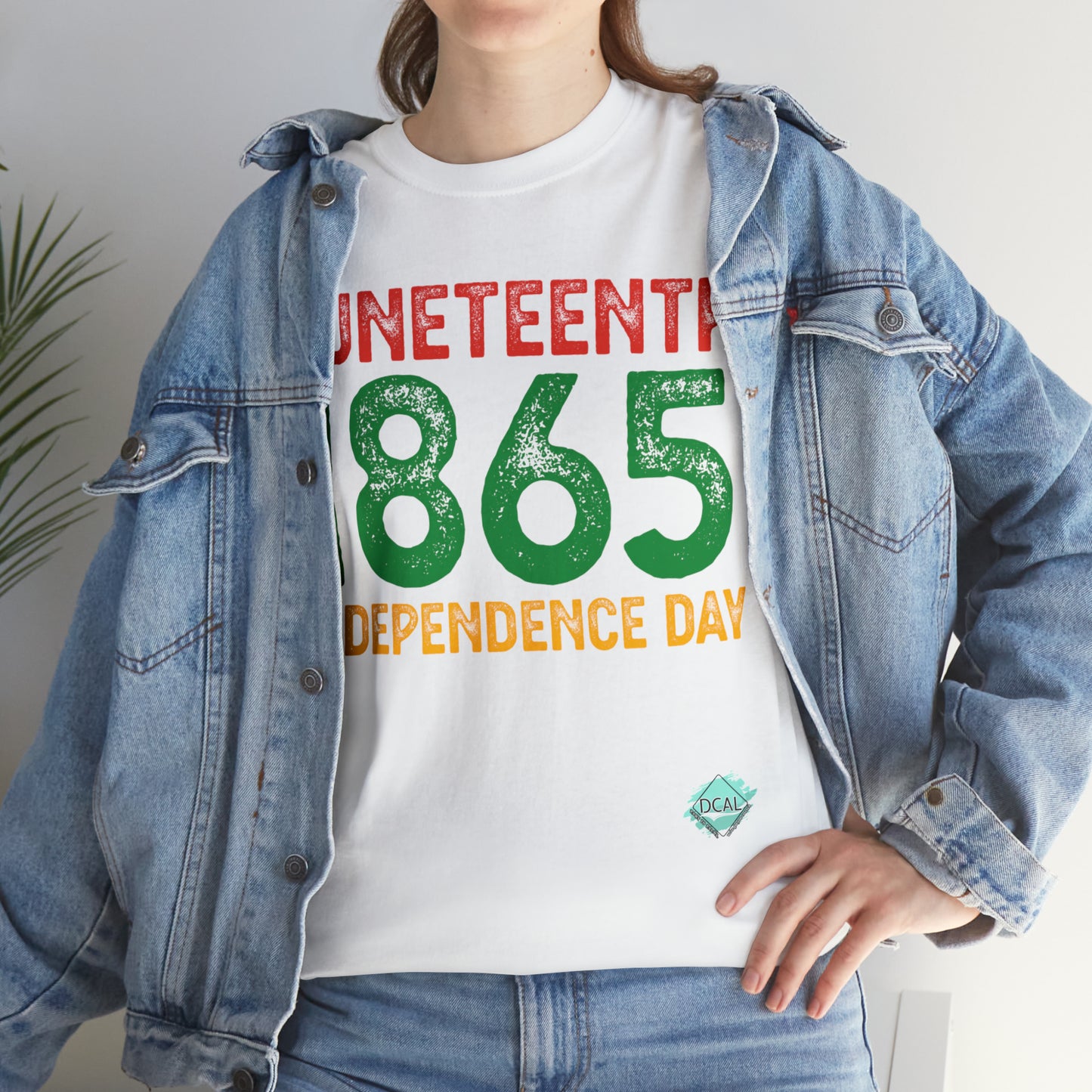 DCAL Juneteenth "1865" Unisex Heavy Cotton Tee