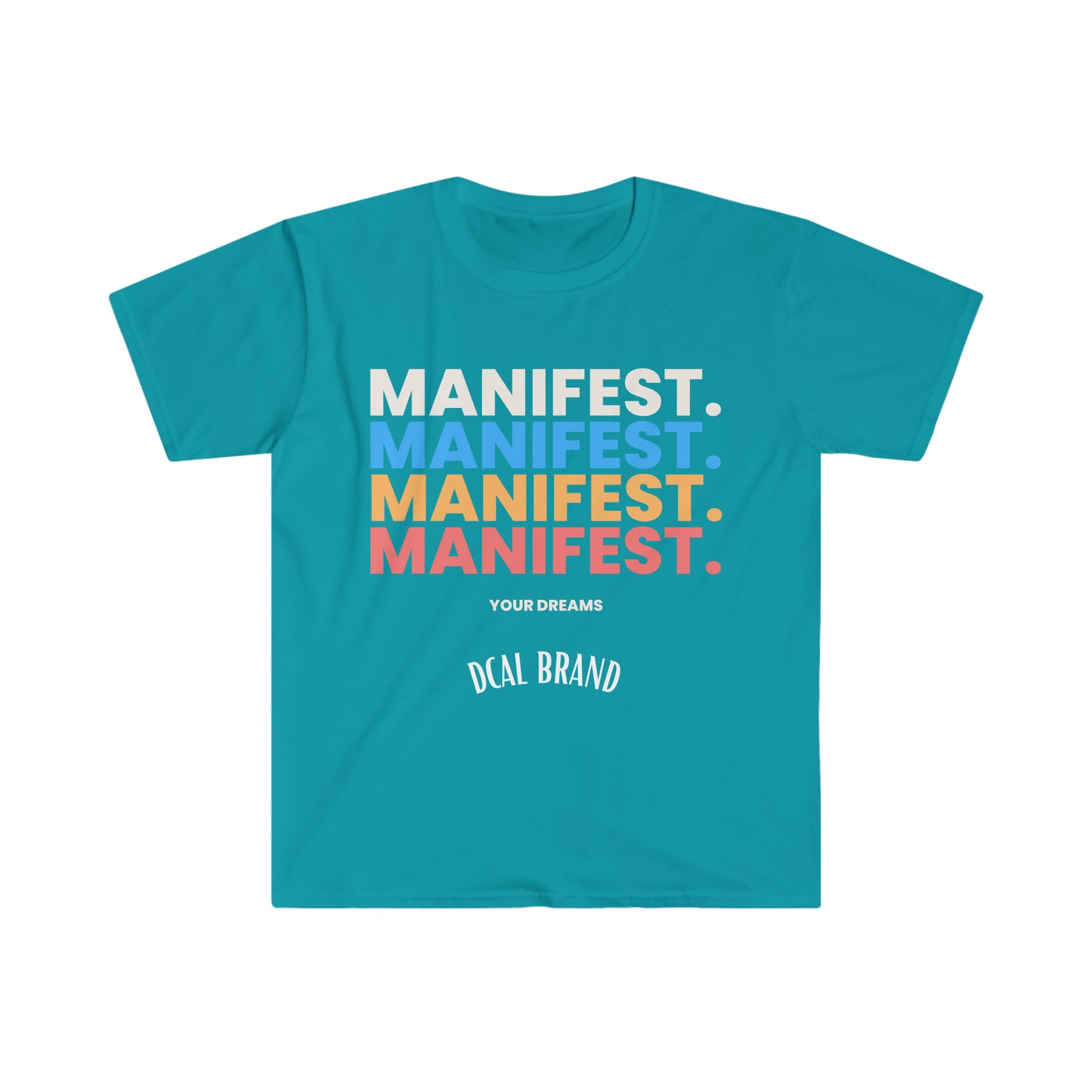 DCAL Graphic Tee "Manifest" Unisex Softstyle T-Shirt