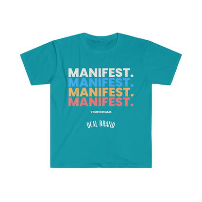 DCAL Graphic Tee "Manifest" Unisex Softstyle T-Shirt