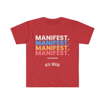 DCAL Graphic Tee "Manifest" Unisex Softstyle T-Shirt