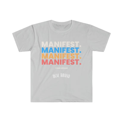 DCAL Graphic Tee "Manifest" Unisex Softstyle T-Shirt