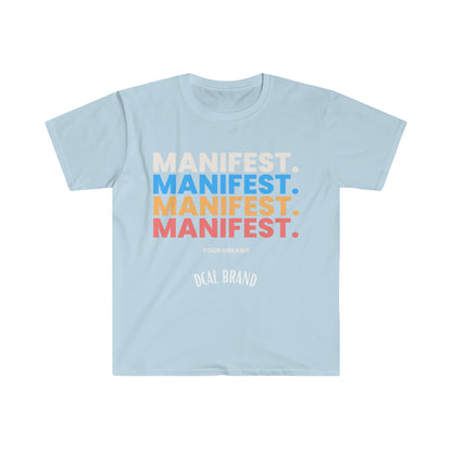 DCAL Graphic Tee "Manifest" Unisex Softstyle T-Shirt