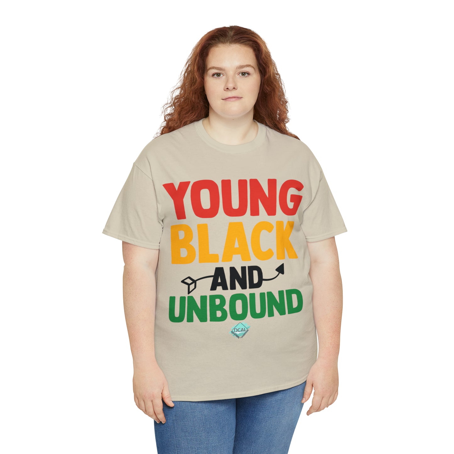 DCAL Juneteenth "Unbound' Unisex Heavy Cotton Tee