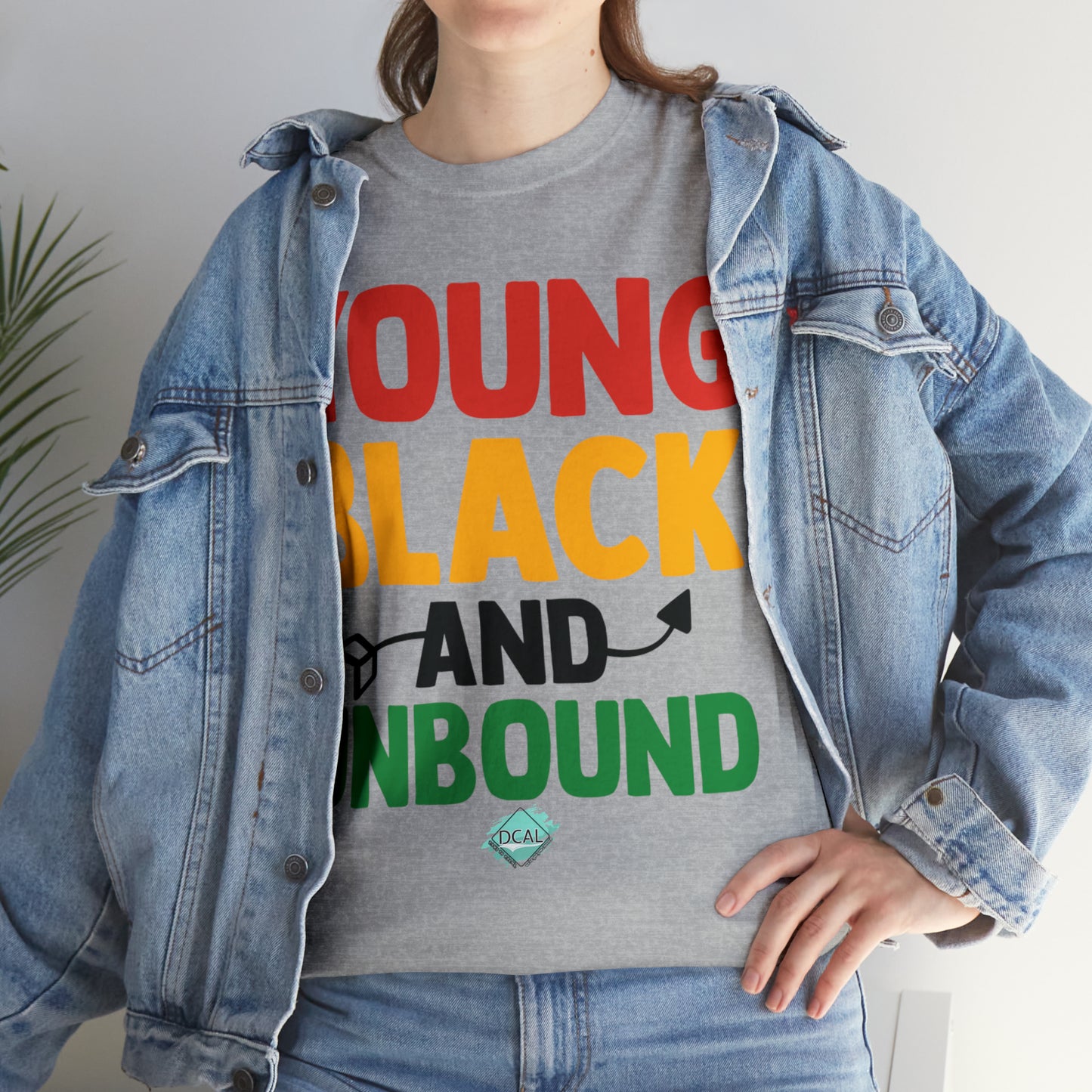 DCAL Juneteenth "Unbound' Unisex Heavy Cotton Tee