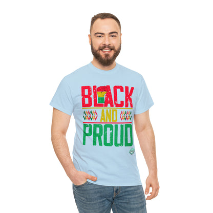 DCAL Juneteenth "Black and Proud" Unisex Heavy Cotton Tee