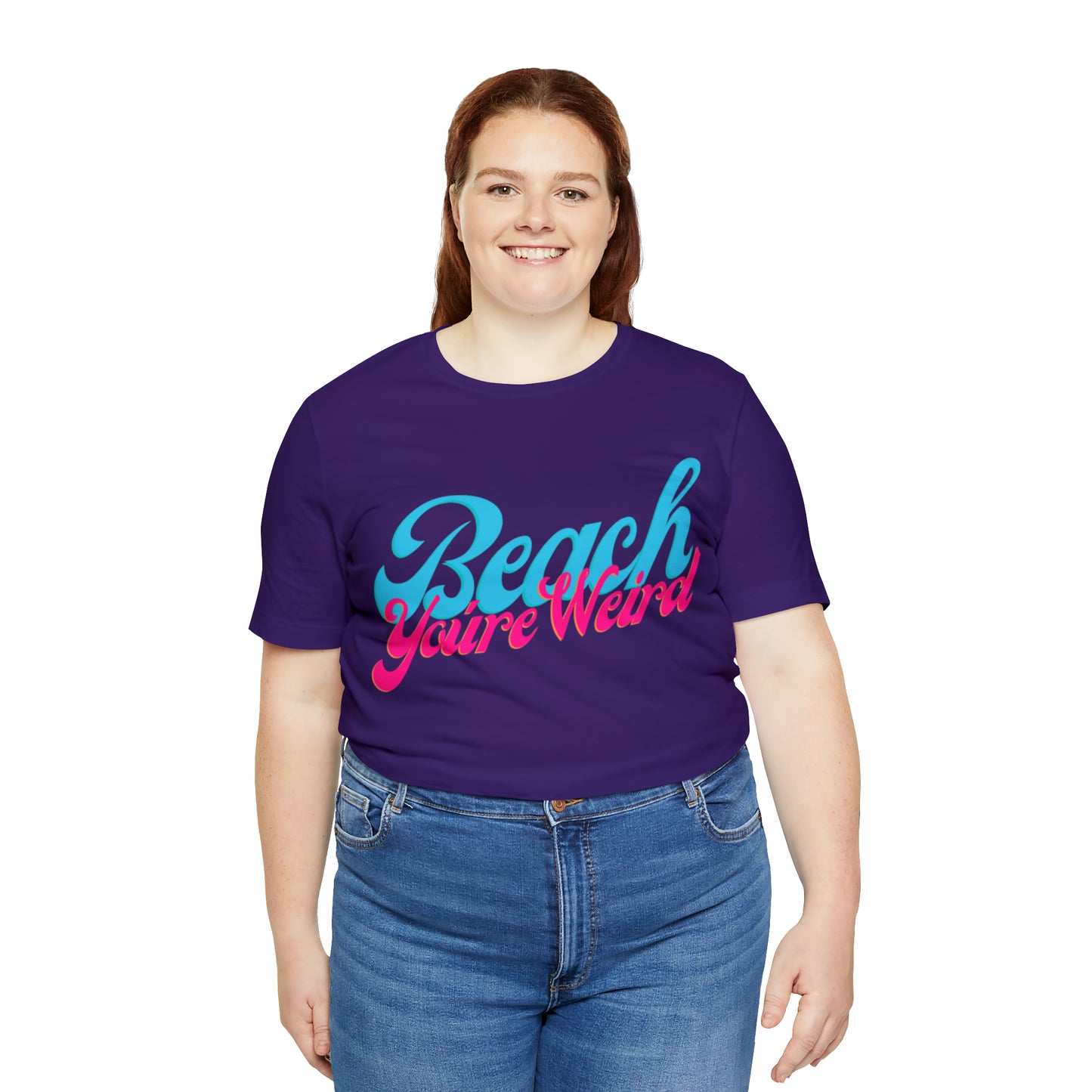 DCAL Beach Collection "Beach You're Weird" Unisex Jersey Short Sleeve Tee